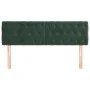 Cabeceros 2 unidades de terciopelo verde oscuro 80x7x78/88 cm de , Cabeceros y pies de cama - Ref: Foro24-346365, Precio: 82,...