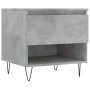 Mesa de centro madera de ingeniería gris hormigón 50x46x50 cm de , Mesas de centro - Ref: Foro24-830916, Precio: 35,76 €, Des...
