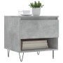 Mesa de centro madera de ingeniería gris hormigón 50x46x50 cm de , Mesas de centro - Ref: Foro24-830916, Precio: 35,76 €, Des...