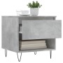 Mesa de centro madera de ingeniería gris hormigón 50x46x50 cm de , Mesas de centro - Ref: Foro24-830916, Precio: 35,76 €, Des...