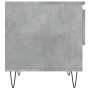 Mesa de centro madera de ingeniería gris hormigón 50x46x50 cm de , Mesas de centro - Ref: Foro24-830916, Precio: 35,76 €, Des...