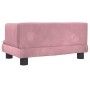 Cama para perros de terciopelo rosa 60x40x30 cm en Camas para perros | Comprar online en Foru.es