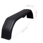 Guardabarros para ruedas de remolques 2 unidades 240x1650 mm de vidaXL, Piezas de bastidor y carrocería para vehículos motori...