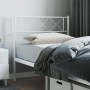 Cabecero de metal blanco 100 cm de , Cabeceros y pies de cama - Ref: Foro24-372355, Precio: 23,62 €, Descuento: %