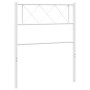 Cabecero de metal blanco 100 cm de , Cabeceros y pies de cama - Ref: Foro24-372355, Precio: 23,62 €, Descuento: %