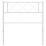 Cabecero de metal blanco 100 cm de , Cabeceros y pies de cama - Ref: Foro24-372355, Precio: 23,62 €, Descuento: %