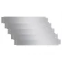 Set 5 paneles divisorios flexibles acero galvanizado 100x14 cm de vidaXL, Ribetes y bordes para jardín - Ref: Foro24-141596, ...