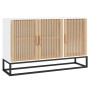 Aparador de madera contrachapada blanco 105x30x65 cm de , Aparadores - Ref: Foro24-352121, Precio: 143,74 €, Descuento: %