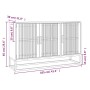 Aparador de madera contrachapada blanco 105x30x65 cm de , Aparadores - Ref: Foro24-352121, Precio: 143,74 €, Descuento: %