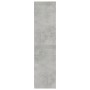 Armario de madera contrachapada gris hormigón 100x50x200 cm de , Armarios roperos - Ref: Foro24-800607, Precio: 191,03 €, Des...
