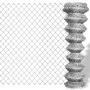 Valla de tela metálica acero galvanizado plateado 25x1 m de vidaXL, Paneles de vallas - Ref: Foro24-141491, Precio: 102,54 €,...