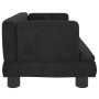 Cama para perros de terciopelo negro 60x40x30 cm en Camas para perros | Comprar online en Foru.es