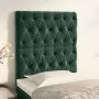 Headboards 2 units of dark green velvet 80x7x78/88 cm by , Headboards and footboards - Ref: Foro24-3116701, Price: 82,69 €, D...
