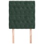 Cabeceros 2 unidades de terciopelo verde oscuro 80x7x78/88 cm de , Cabeceros y pies de cama - Ref: Foro24-3116701, Precio: 80...