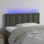 Dunkelgraues Samtkopfteil mit LED 80x5x78/88 cm von , Kopf- und Fußteile - Ref: Foro24-3122077, Preis: 43,35 €, Rabatt: %