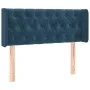 Dark blue velvet LED headboard 103x16x78/88 cm by , Headboards and footboards - Ref: Foro24-3123618, Price: 76,92 €, Discount: %