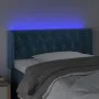 LED-Kopfteil aus dunkelblauem Samt, 103 x 16 x 78/88 cm von , Kopf- und Fußteile - Ref: Foro24-3123618, Preis: 76,92 €, Rabat...