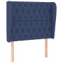 Cama box spring con colchón tela azul 90x190 cm de , Camas y somieres - Ref: Foro24-3128731, Precio: 349,80 €, Descuento: %