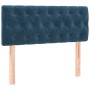 Cama box spring con colchón terciopelo azul oscuro 100x200 cm de , Camas y somieres - Ref: Foro24-3131127, Precio: 334,82 €, ...