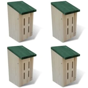 Set 4 cajas nido-refugio para mariposas, 14 x 15 x 22 cm de vidaXL, Refugios para mariposas - Ref: Foro24-41291, Precio: 34,0...