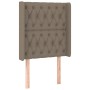 Cama box spring colchón y luces LED gris taupe 80x200 cm de , Camas y somieres - Ref: Foro24-3138513, Precio: 380,50 €, Descu...