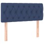 Cama box spring con colchón tela azul 90x200 cm de , Camas y somieres - Ref: Foro24-3140271, Precio: 301,92 €, Descuento: %