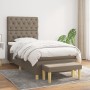 Cama box spring con colchón tela gris taupe 80x200 cm de , Camas y somieres - Ref: Foro24-3137353, Precio: 390,49 €, Descuent...