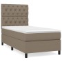 Cama box spring con colchón tela gris taupe 80x200 cm de , Camas y somieres - Ref: Foro24-3141973, Precio: 370,11 €, Descuent...