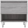 Mesa de centro madera de ingeniería gris Sonoma 50x46x50 cm de , Mesas de centro - Ref: Foro24-830920, Precio: 36,48 €, Descu...