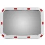 Rechteckiger konvexer Verkehrsspiegel mit Reflektoren 40 x 60 cm von vidaXL, Straßen- und Verkehrszeichen - Ref: Foro24-14168...