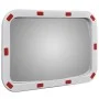Espejo de tráfico convexo rectangular con reflectores 40 x 60cm de vidaXL, Señales de carretera y tráfico - Ref: Foro24-14168...