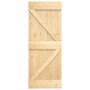 Puerta corredera con herrajes madera maciza de pino 85x210 cm en Puertas | Comprar online en Foru.es