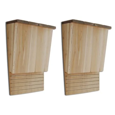 Casas para murciélagos 2 unidades 22x12x34 cm de vidaXL, Refugios para murciélagos - Ref: Foro24-41293, Precio: 33,96 €, Desc...