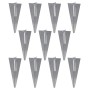 Valla metálica con estacas y postes acero galvanizado 25x1 m de vidaXL, Paneles de vallas - Ref: Foro24-141507, Precio: 283,9...