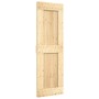 Puerta corredera con herrajes madera maciza de pino 70x210 cm en Puertas | Comprar online en Foru.es