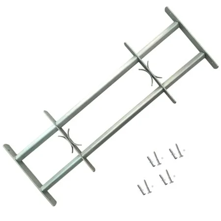 Reja de seguridad ajustable ventana con 2 barras 500-650 mm de vidaXL, Ventanas - Ref: Foro24-141379, Precio: 30,71 €, Descue...