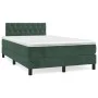 Box spring bed with dark green velvet mattress 120x200 cm by , Beds and slatted bases - Ref: Foro24-3141476, Price: 383,68 €,...