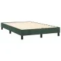Box spring bed with dark green velvet mattress 120x200 cm by , Beds and slatted bases - Ref: Foro24-3141476, Price: 383,68 €,...