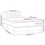 Box spring bed with dark green velvet mattress 120x200 cm by , Beds and slatted bases - Ref: Foro24-3141476, Price: 383,68 €,...