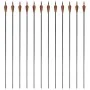 Flechas de carbono para arco recurvo estándar, 30" 0,76 cm, 12 pzas de vidaXL, Flechas y dardos - Ref: Foro24-90857, Precio: ...