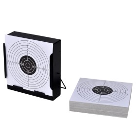 Porta dianas cuadrado de 14 cm con 100 dianas de papel de vidaXL, Dianas de tiro - Ref: Foro24-90831, Precio: 24,19 €, Descue...