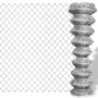 Valla de alambre acero galvanizado plateado 15x0,8 m de vidaXL, Paneles de vallas - Ref: Foro24-141485, Precio: 55,38 €, Desc...