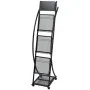 Magazine rack 40x32x131 cm black A4 by , Magazine racks - Ref: Foro24-30098, Price: 103,46 €, Discount: %