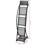 Magazine rack 40x32x131 cm black A4 by , Magazine racks - Ref: Foro24-30098, Price: 103,46 €, Discount: %