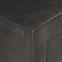 Mesita de noche madera maciza mango negro y dorado 40x30x50cm de vidaXL, Mesitas de noche - Ref: Foro24-286517, Precio: 162,2...