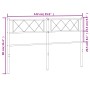Cabecero de metal negro 135 cm de , Cabeceros y pies de cama - Ref: Foro24-372309, Precio: 31,11 €, Descuento: %