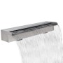 Fuente cascada rectangular piscina acero inoxidable 60 cm de vidaXL, Fuentes y cascadas - Ref: Foro24-41667, Precio: 101,64 €...
