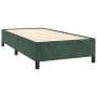 Cama box spring con colchón terciopelo verde oscuro 90x200 cm de , Camas y somieres - Ref: Foro24-3129372, Precio: 407,24 €, ...