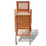 Tumbona de jardín con reposapiés de madera maciza de acacia by vidaXL, Loungers - Ref: Foro24-41433, Price: 113,07 €, Discoun...