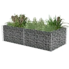 Gabionenpflanzgefäß aus Stahl 180x90x50 cm von vidaXL, Zaunpaneele - Ref: Foro24-141624, Preis: 74,48 €, Rabatt: %